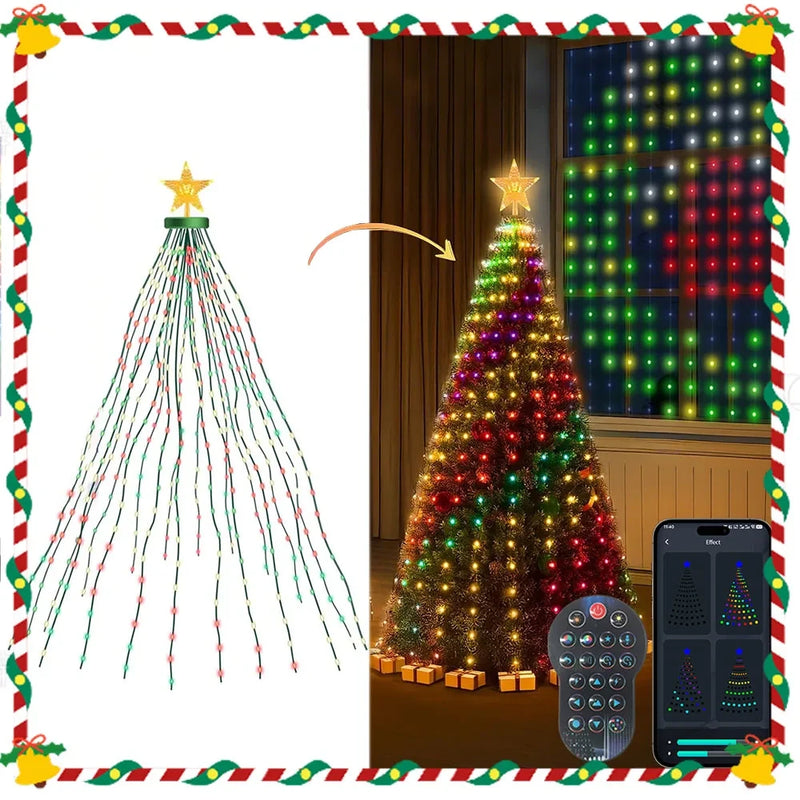 Smart RGBIC Christmas Tree Lights