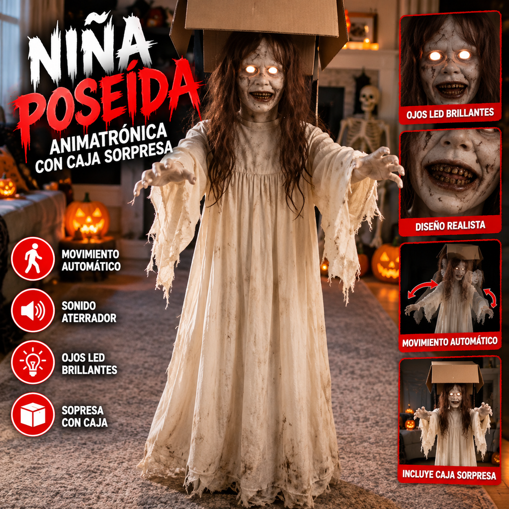 👻 HauntDrone™ – Fantasma Volador Control Remoto para Halloween ¡ESTE FANTASMA SÍ TE PERSIGUE! 😱👻