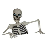 Halloween Esqueleto Gigante 1.5 Mts Ojos Lcd