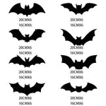 Set Pegatinas 3D Murciélagos Halloween - Efecto Realista