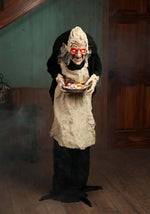 Figura Animatrónica del Segador del Terror con Luz y Sonido | Decoración Gigante para Halloween