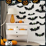 Set Pegatinas 3D Murciélagos Halloween - Efecto Realista