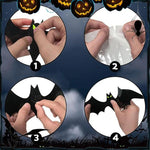 Set Pegatinas 3D Murciélagos Halloween - Efecto Realista